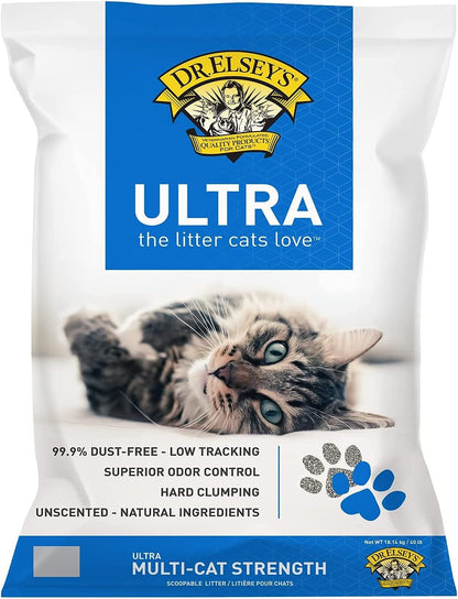 Dr. Elsey'S Ultra Unscented Clumping Clay Cat Litter 40 Lb. Bag1