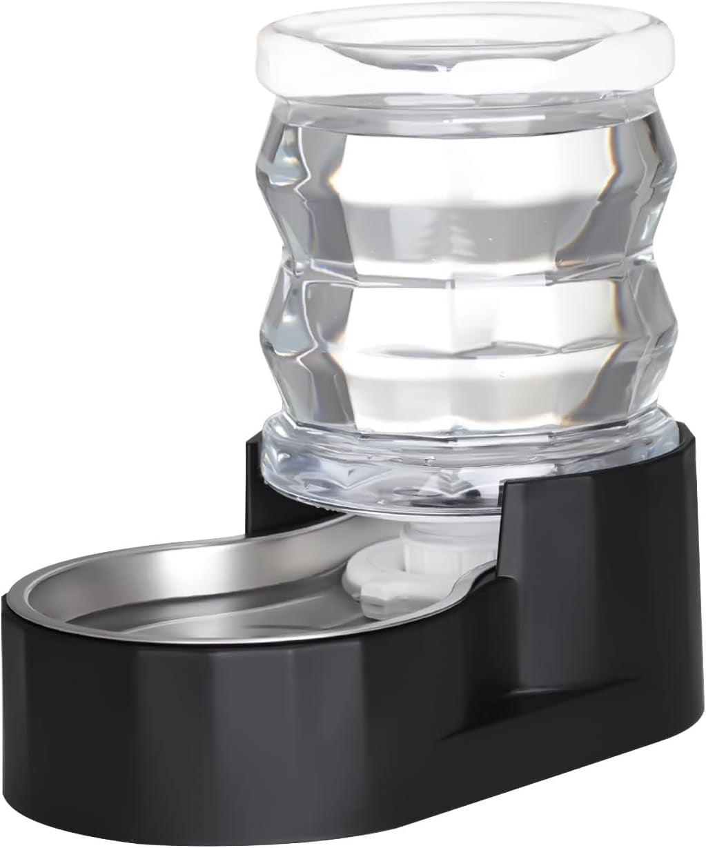 rizzari-8l-gravity-dog-water-dispenser-stainless-steel-bowl-anti-splash-wide-mouth-easy-cleaning-dishwasher-safe-no-electricity-needed-filtered-fresh-water-multi-pet-homes