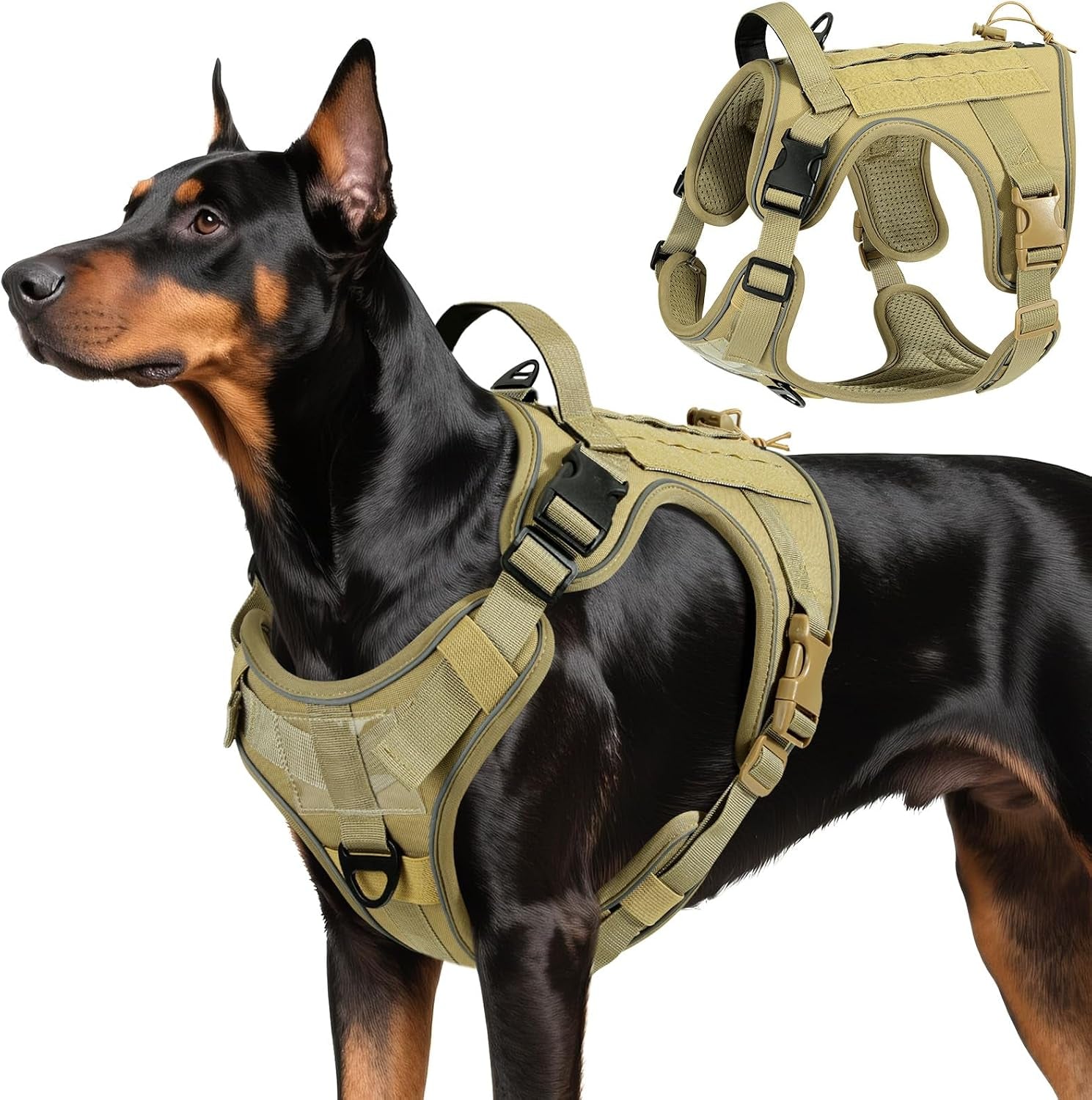 vavopaw-dog-seat-belt-vest-harness-for-car-2-in-1-seatbelt-buckle-soft-breathable-mesh-adjustable-buckle-nylon-heavy-duty-pet-safety-seat-belts-for-small-medium-large-pets-black-l