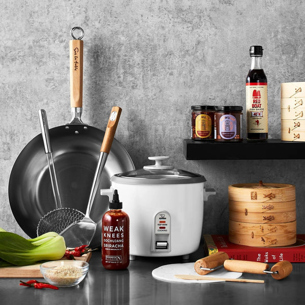 Sur La Table Carbon Steel Wok, Gray4