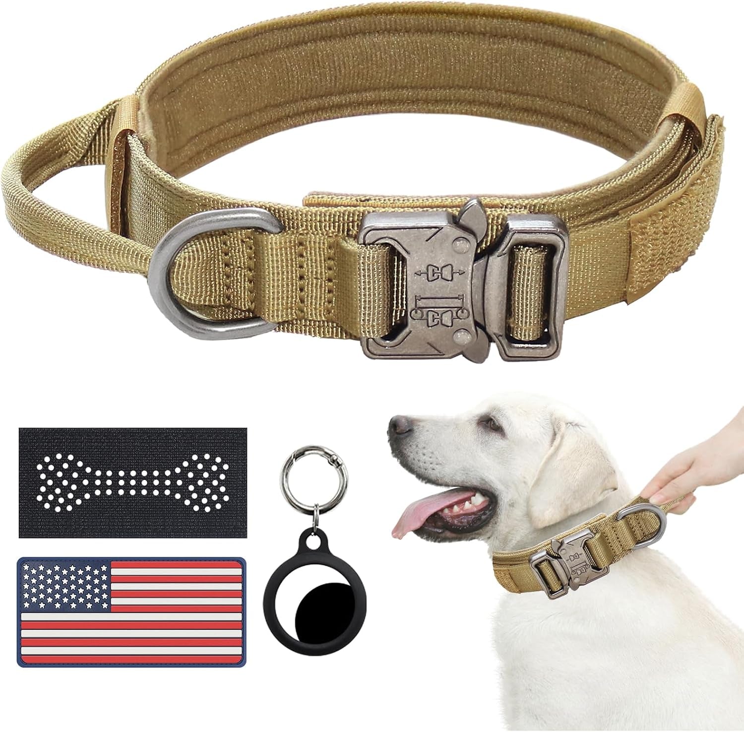 hotsky-tactical-dog-collar-and-leash-set-heavy-duty-military-airtag-dog-collar-with-handle-and-metal-buckle-for-training-and-walking-with-airtag-holder-and-two-patches-pink-camo-m