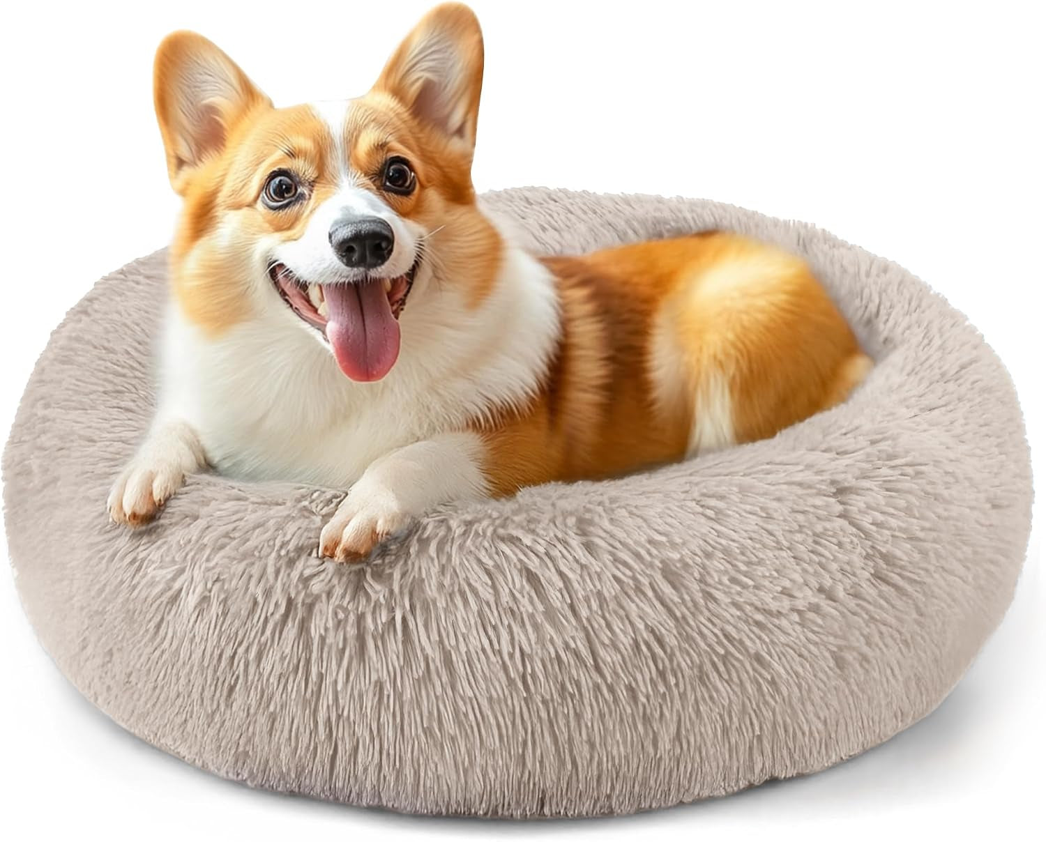 hoewina-dog-cat-bed-for-indoor-cats-20in-calming-donut-bed-for-puppy-and-kitten-washable-round-fluffy-pet-bed-for-small-medium-dogs-and-cats-light-grey