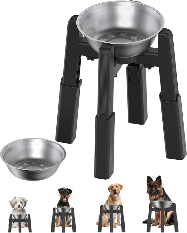 CZPET Dog Water Dispenser Stand, Pet Automatic Feeder Holder, Stand Only | Elevated Pet Water & Food Bowl for Medium Dogs, Stable and Anti-Slip Raised Bowl14