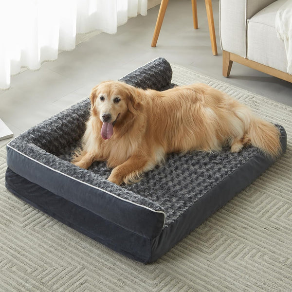 BFPETHOME Orthopedic Dog Beds for Large Dogs-Waterproof Sofa Dog Bed with Removable Washable Cover, Big Pet Bed with Waterproof Lining and Nonskid Bottom,Pet Bed for Large Dogs19