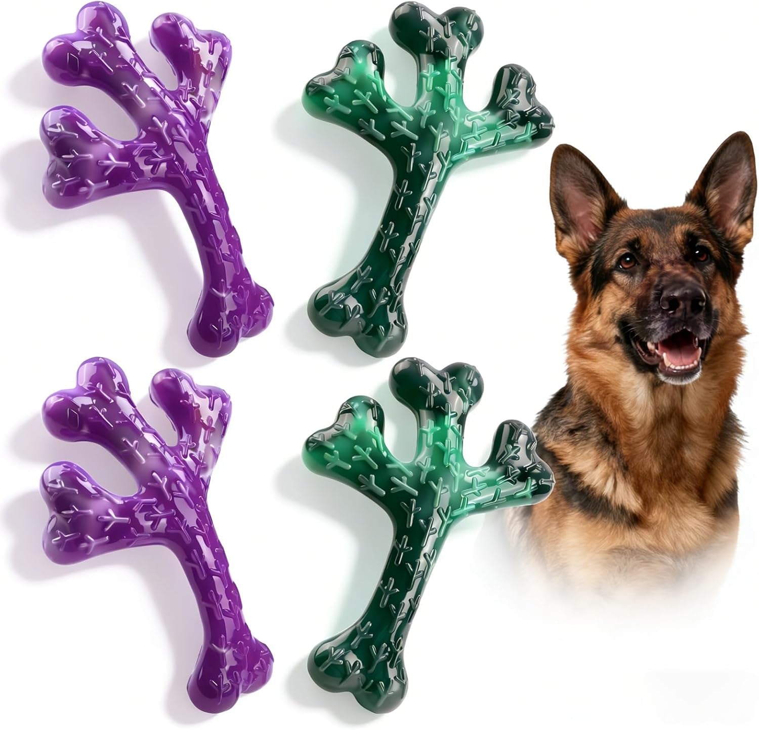 frienhund-2-pack-indestructible-dog-chew-toys-for-aggressive-chewers-textured-cactus-with-grooves-for-peanut-butter-yogurt-beef-nylon-bones-for-large-dogs-20-90-lbs-easy-chew-long-lasting
