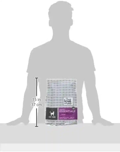 I and Love and You Naked Essentials Dry Cat Food - Salmon + Trout - Grain Free, Real Meat, No Fillers, Prebiotics + Probiotics, 3.4Lb Bag4
