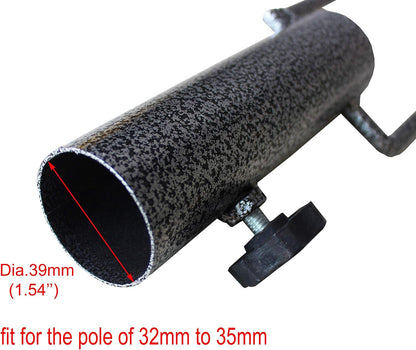 Adjustable Portable Umbrella Base, Upgraded Heavy Duty Metal Holder-Stand-Sand Grass Auger,For Flag, Umbrella, Fishing Rod, Outdoor Park Patio Beach Ground Ideal for Use in Soil, Grass3