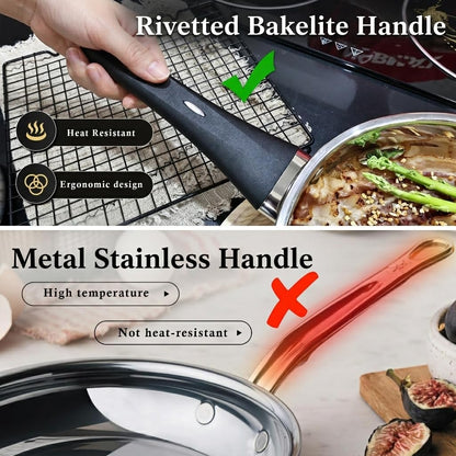 Stainless Steel Pots and Pans Set Non Toxic, 6Pcs Kitchen Cookware Sets with Stay-Cool Handles, Dishwasher Safe&Compatible with All Stovetops(Gas,Electric&Induction)2