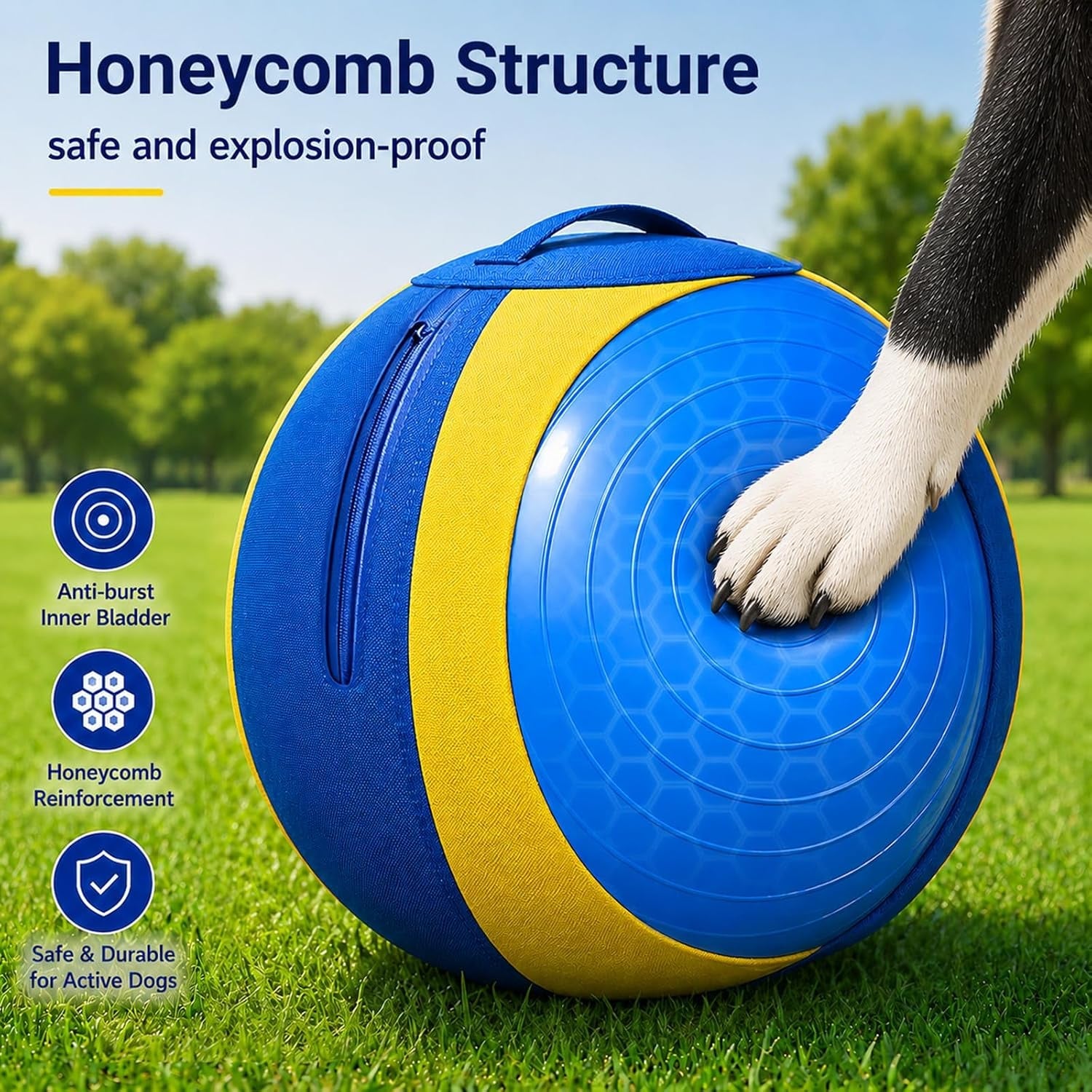 18-inch-bite-resistant-herding-ball-for-dogs-aussies-and-labs-1000d-nylon-cover-industrial-grade-spiral-rubber-bladder-anti-burst-build-lightweight-easy-to-clean-elastic-bounce