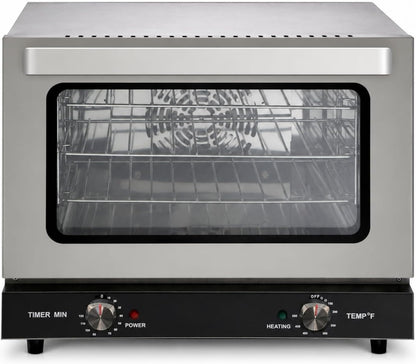Hakka 24QT/21L Commercial Convection Oven, 1440W Stainless Steel 3-Tier | Conventional Electric Countertop Oven, Double Insulated Cabinet Toaster for Baking, 120-Minute Timer, 150°F-500°F, Wire Racks2