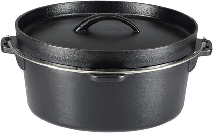 Pre-Seasoned Cast Iron 5-Piece Cookware Set, Oven Safe, Cooks Evenly, 14.17 X 12.2 X 10.63 In, Black2