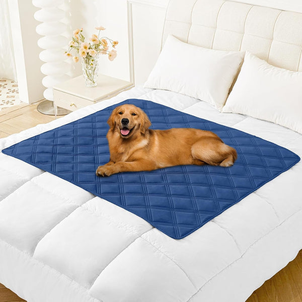 Smiry Waterproof Dog Bed Cover, Reversible Pet Blanket for Sofa Couch | Soft Washable Dog Blanket, Leakproof Couch Cover for Dogs Cats & Furniture Protection, 52X82, Grey/Dark Grey47
