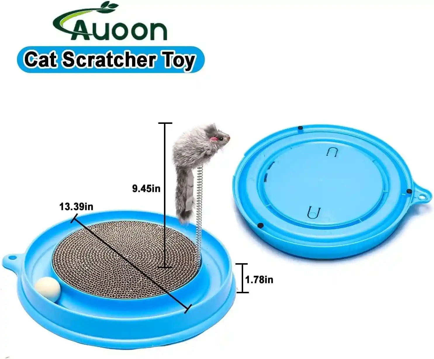 auoon-cat-scratcher-toy-with-ball-track-for-indoor-cats-and-kittens-gray-3-in-1-interactive-cat-toy-cat-scratch-pad-with-cat-ball-toy-and-cat-mouse-toy-for-chasing-exercise-protect-furniture