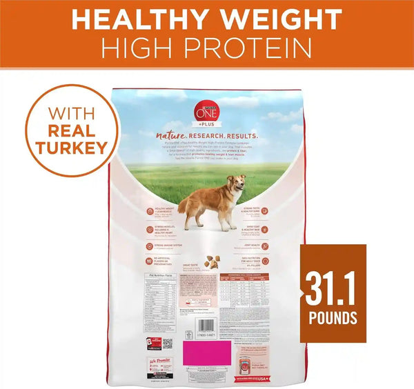 Purina ONE plus Healthy Weight High-Protein Dog Food Dry Formula - 31.1 Lb. Bag9