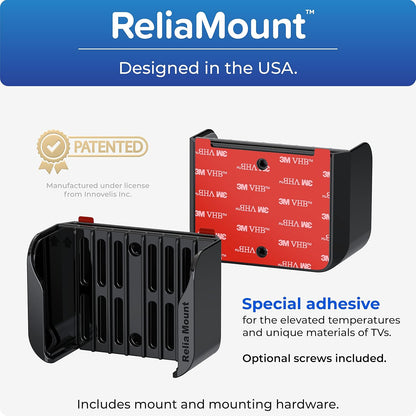 Premium Mount for Apple TV - Compatible with Every Apple TV | Designed in USA – Reliable and Easy Apple TV Installation – Special Features: Includes Heat Management and Strong TV Adhesive6