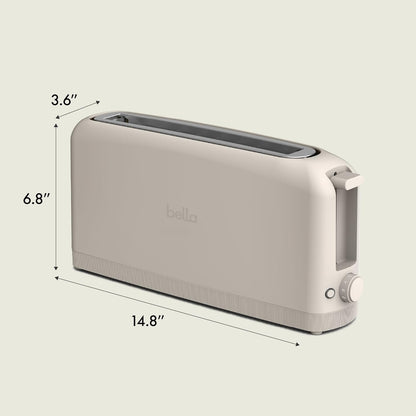 Fits-Anywhere™ 2-Slice Slim Toaster, Long Slot & Extra Wide, Oatmilk8