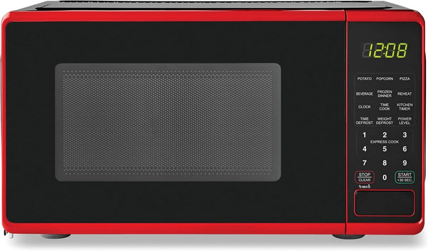 0.7 Cu. Ft. Countertop Microwave Oven, 700 Watts, New (Color : Red)1