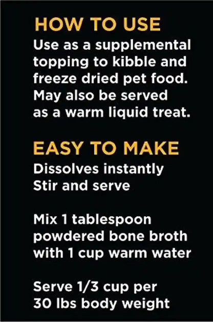 Nature'S Diet Pet Bone Broth Protein Powder with Pumpkin, Fish Oil and Turmeric (Beef, 16 Oz = 159 Servings)4