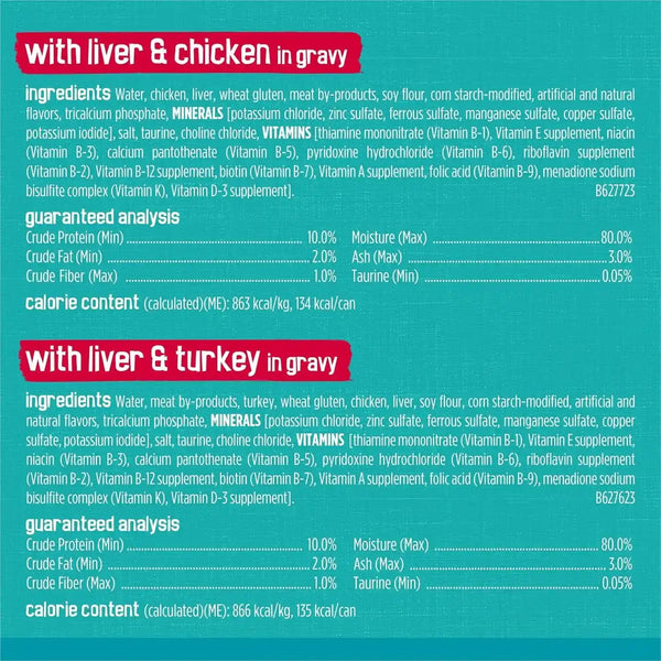 Purina Friskies Wet Cat Food Variety Pack, Tasty Treasures Prime Filets (With Ocean Fish and Tuna, with Chicken and with Turkey) - 5.5 Ounce (Pack of 12)8