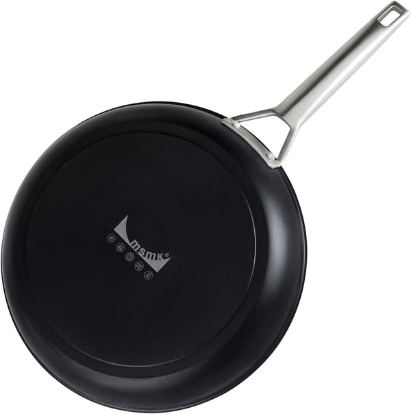 7 Inch Small Nonstick Frying Pan with Lid, Egg Omelet Skillet | Non Toxic, Even Heating, Easy Clean, Dishwasher & Oven Safe, Suitable for Gas & Electric & Induction Stoves, Stainless Steel2