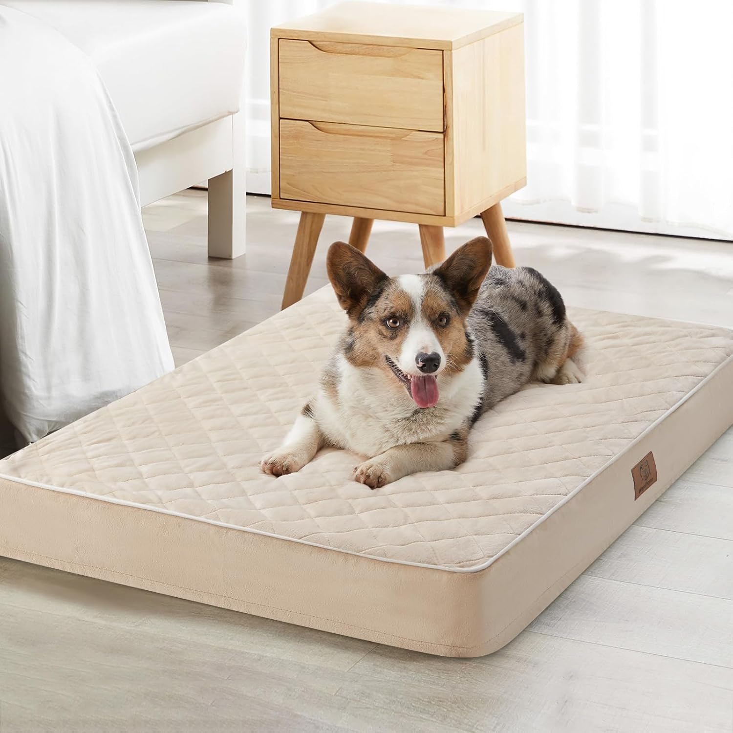 wnpethome-orthopedic-waterproof-extra-large-senior-dogs-bed-for-comfy-sleeping-with-removable-washable-cover-multi-needle-quilting-xl-crate-bed-for-large-sized-dog-relax-light-grey