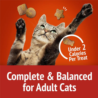 Purina Friskies Party Mix Gravy-Licious Crunch Chicken and Gravy Flavors Cat Treats - 30 Oz Canister8