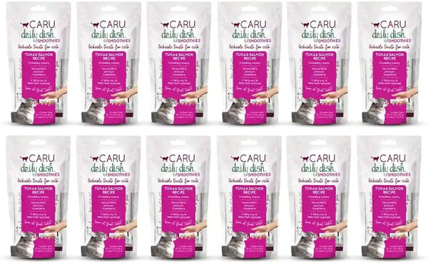 CARU - Daily Dish Tuna Flavored Cat Smoothies - 0.5Oz Tubes - 4 Pack11