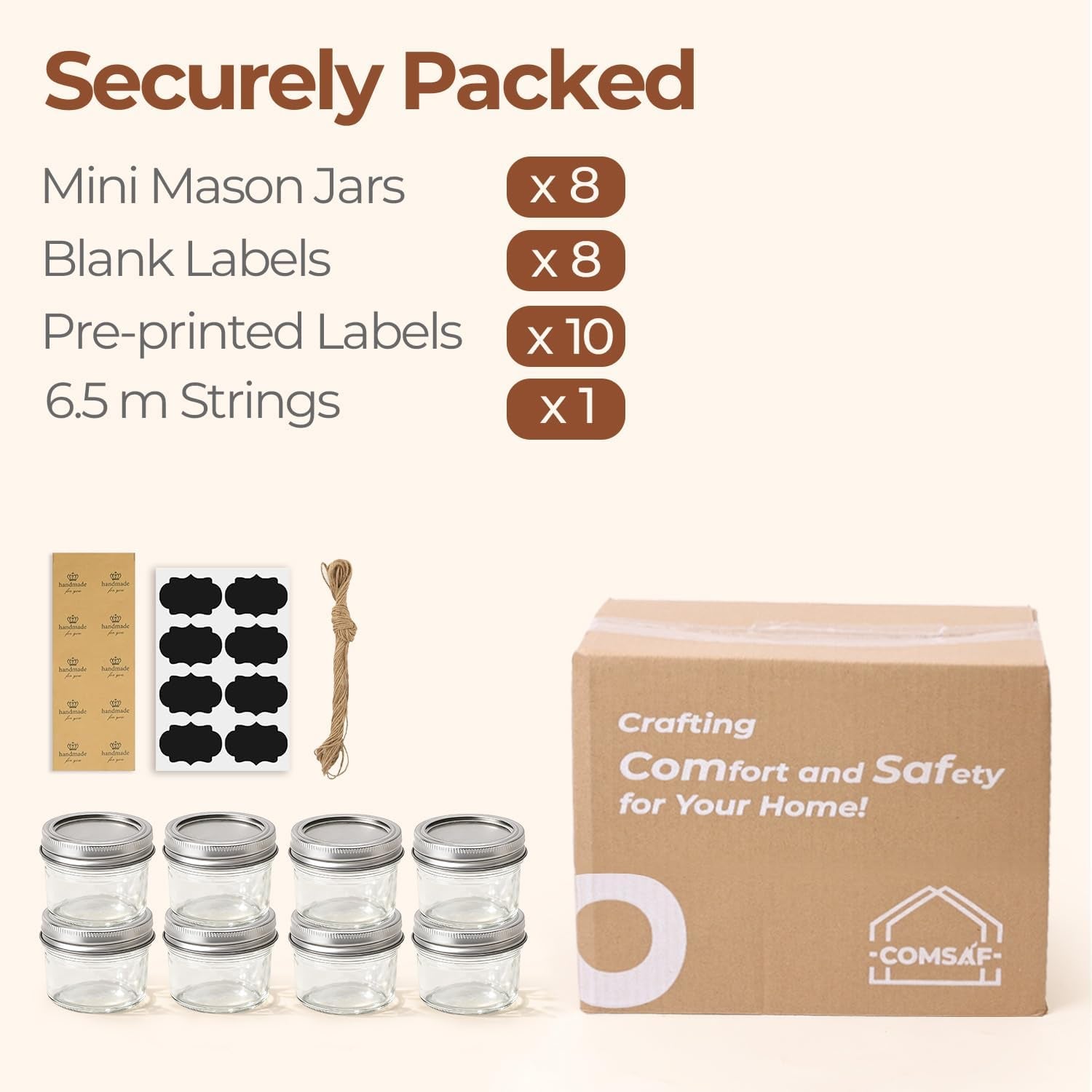 mini-mason-jars-4-oz-8-pack-regular-mouth-glass-jars-with-lids-bpa-free-materials-spice-rack-small-jam-honey-samples-wedding-favors-diy-candles-labels-and-twine