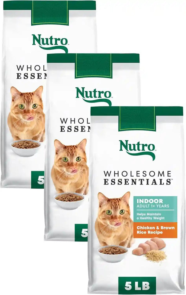 Nutro Wholesome Essentials Indoor Adult Dry Cat Food, Chicken & Rice, 5 Lb | Real Chicken #1 Ingredient, Natural Prebiotic Fiber for Digestion, Vitamin E & Selenium Antioxidants, Supports Whole Body12