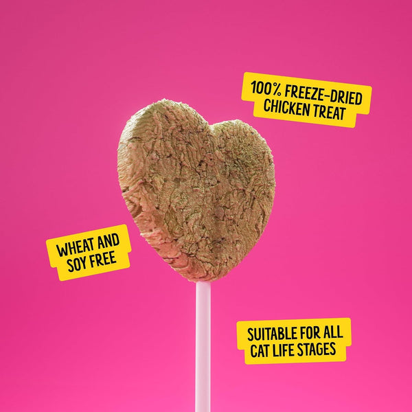 Bonkers Purrpops Freeze-Dried Catnip Flavored Lollipop Cat Treats, 4 Pieces (Pack of 13)4