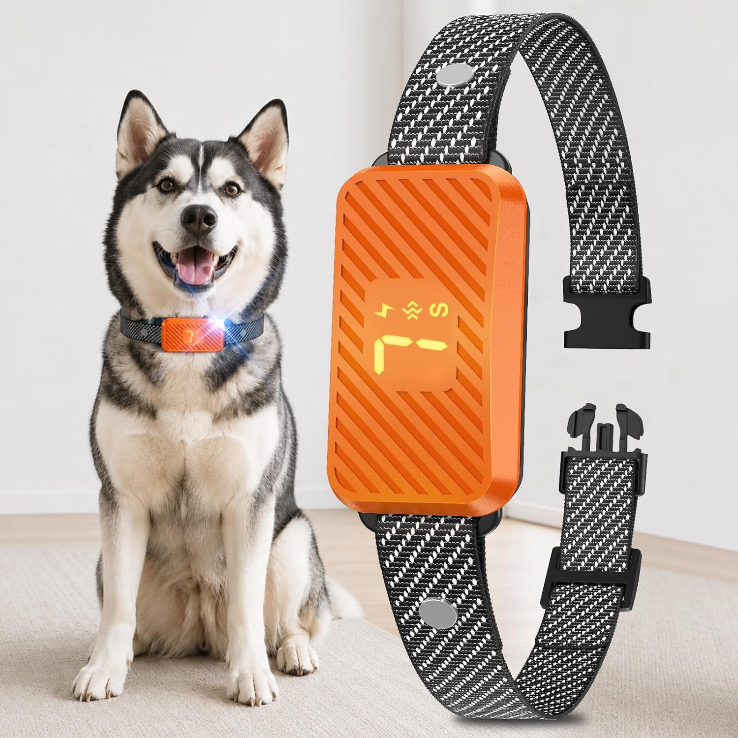 dog-bark-collar-for-large-medium-small-dogs-effective-no-bark-collar-smart-barking-collar-rechargeable-bark-collar-with-7-sensitivity-3-modes-waterproof-neon-orange
