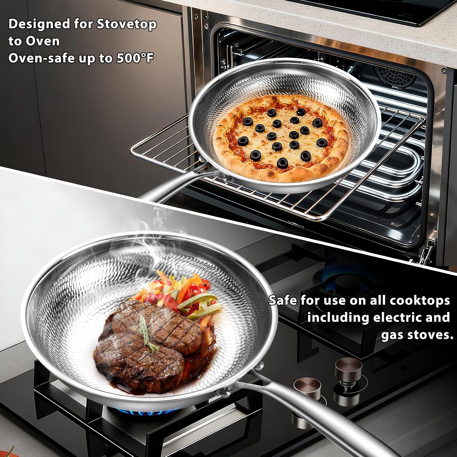 hammered-non-stick-frying-pan-with-lid-12-inch-stainless-steel-kitchen-cookware-pot-scratch-resistant-even-heating-cookware-for-all-stovetops-12in-with-lid