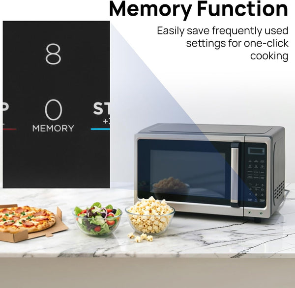 Microwave Countertop Oven, 700W Small Microwaves, 0.7 Cu.Ft Mini Ovens Compact with 10 Power Levels, 6 Cooking Menus for Apartments, Dorm and Small Space Kitchen, Child Lock, Easy Clean, Black9