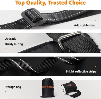 LOOBANI Adjustable Dog Sling for Large Dogs Hind Leg Support ACL Recovery | Walking & Stair Assistance, Senior Dog Mobility, Padded Comfort, Adjustable Fit, Lightweight Nylon, Soft Plush Lining6