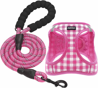 Dog Harness Step-In Breathable Puppy Cat Dog Vest Harnesses for Small Medium Dogs7
