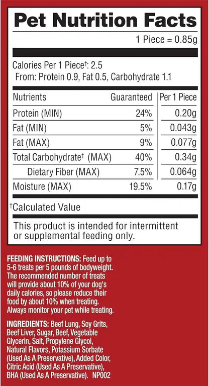 Pup-Peroni Dog Training Treats Made with Real Beef, 8 Bags (5.6 Oz. Each) | Slow Cooked 2.5+ Hours for a Tender Texture & Rich, Meaty Taste. 24% Protein. No Fillers. No Red 40.6