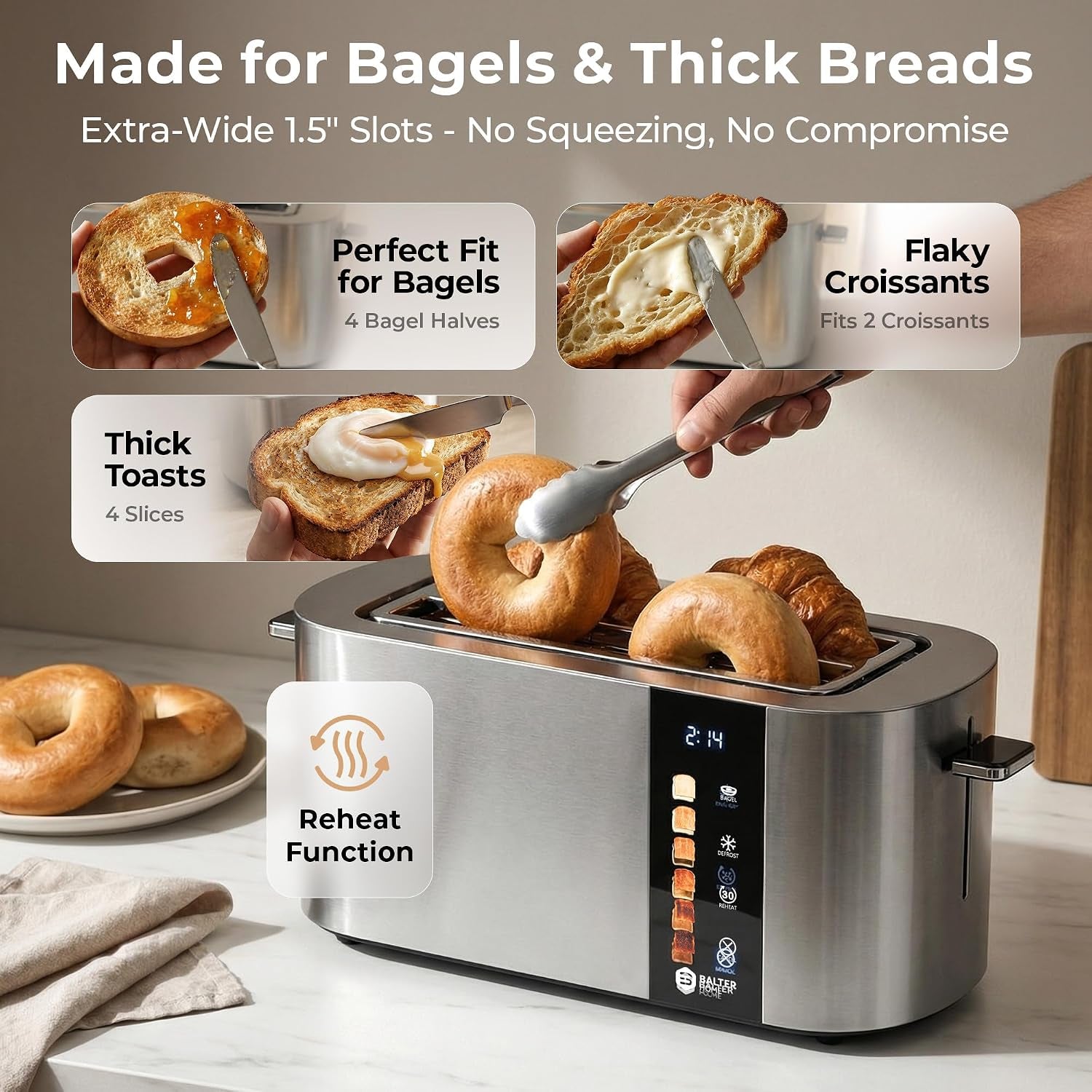 toaster-4-slice-wide-slot-bagel-function-long-slot-stainless-steel-touch-screen-built-in-rack-extra-wide-1-5-slots-for-thick-breads-bagel-timer-bpa-free-6-levels-removable-tray