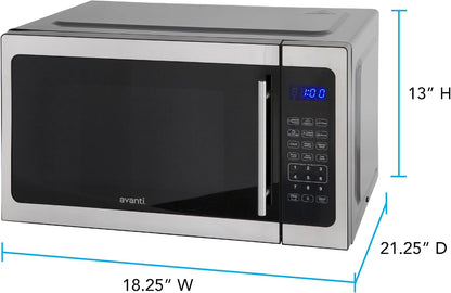 1.5 Cu. Ft. Countertop Microwave Oven, 1000 Watts, Stainless Steel, One-Touch Presets, Speed Defrost, Child Lock, Ideal for Apartments, Dorms & Rvs, 1.5 Cu.Ft., Stainless Steel7