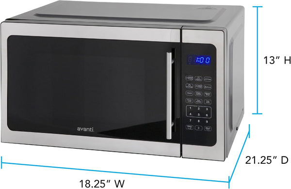 1.5 Cu. Ft. Countertop Microwave Oven, 1000 Watts, Stainless Steel, One-Touch Presets, Speed Defrost, Child Lock, Ideal for Apartments, Dorms & Rvs, 1.5 Cu.Ft., Stainless Steel7