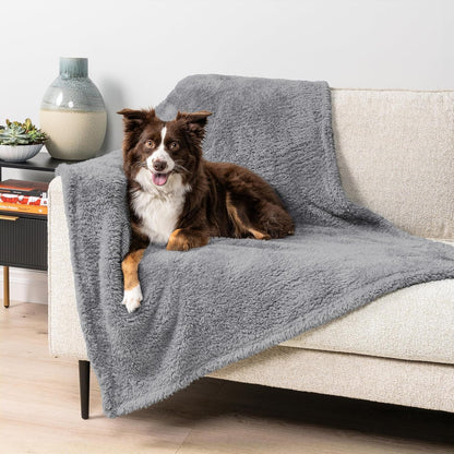 Petami Fluffy Waterproof Dog Blanket for Couch and Bed, Reversible Sherpa Pet Throw, Pee Proof Furniture Protector Sofa Cover, Washable Cat Blanket for Small Medium Dogs and Cats (Pink Blush, 24X32)22