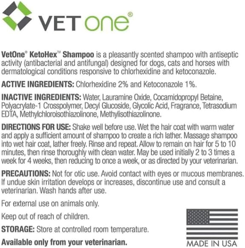ketohex-cat-and-dog-shampoo-16-oz-anti-bacterial-cat-dog-flea-and-tick-treatment-for-sensitive-skin-infections-lesions-protects-moisturizes-antifungal-treatment-for-dogs-cats-vetone