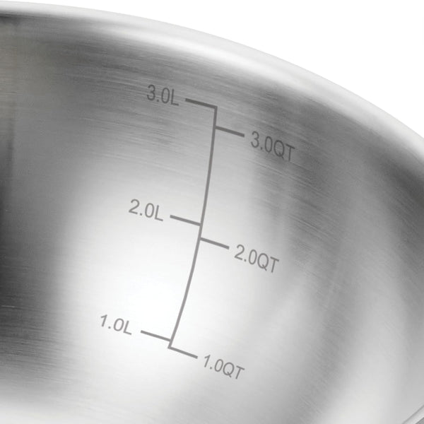 Utsava 4-Quart Tri-Ply Clad Stainless Steel Kadai with Lid | Large Kadhai Pot for Indian Cooking7