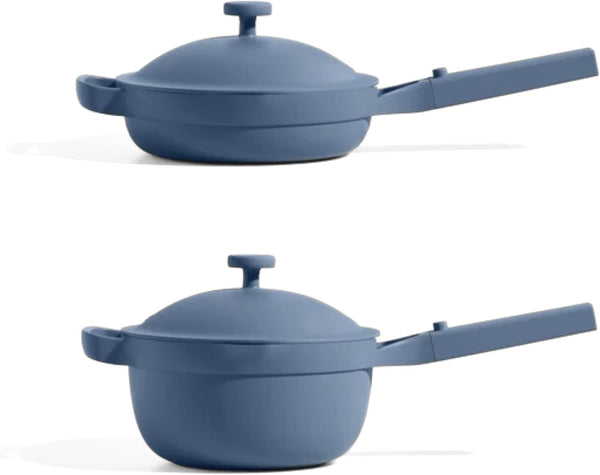 Our Place Mini Cookware Duo, 6-Piece Ceramic Nonstick Cookware Set | Ceramic Cookware Set with Mini Always Pan & Mini Perfect Pot; Pfas-Free, Induction & Oven Safe to 450°F, Non-Toxic Cookware1
