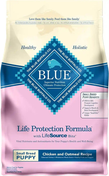 Blue Buffalo Life Protection Formula Chicken Small Breed Puppy Food, 5 Lb | with DHA for Brain Development, Real Chicken #1 Ingredient, Antioxidant-Rich Lifesource Bits, Formulated for Small Breed Dogs11