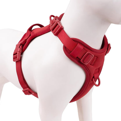 No Pull Dog Harness, Puppy Vest with Front Clip for Small Medium Large Sized Dog(Light Pink,L)9