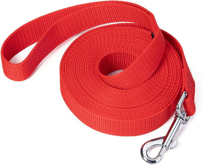 Strong Durable Nylon 10Ft Long Dog Training Leash, Traction Rope, 1 Inch Wide, for Small and Medium Dog (Black, 10 Feet)19