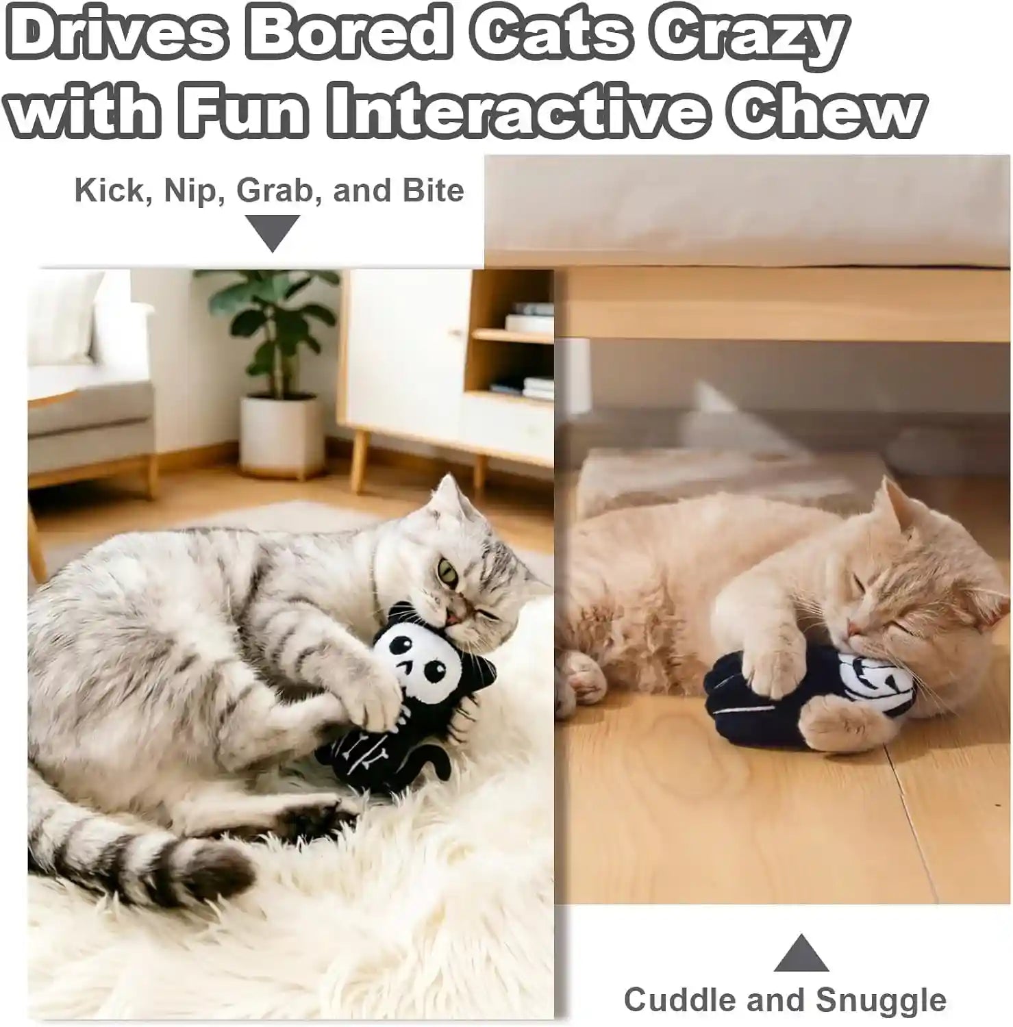 retro-shaw-catnip-toys-4-pack-horror-goth-cat-toys-for-indoor-cats-kitten-crinkle-interactive-cat-nip-kitty-toys-for-all-breeds-3-7-inches