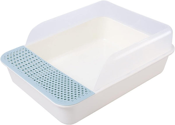 Dog Potty Training Toilet ﻿ Open Top Cat Litter Box Large Plastic Removable Easy Cleaning Litterbox Can Hold 8L, Suitable for 15KG(B)1