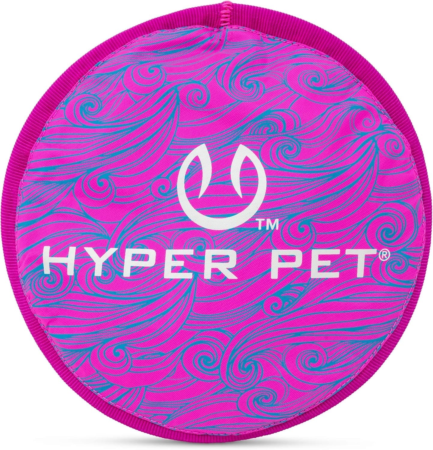hyper-pet-flippy-flopper-flying-disc-soft-dog-toy-9-inch-floats-2-pack-safe-on-teeth-for-all-breeds-stays-on-the-water-surface-for-pool-and-lake-fetch-games-colors-may-vary-with-every-order