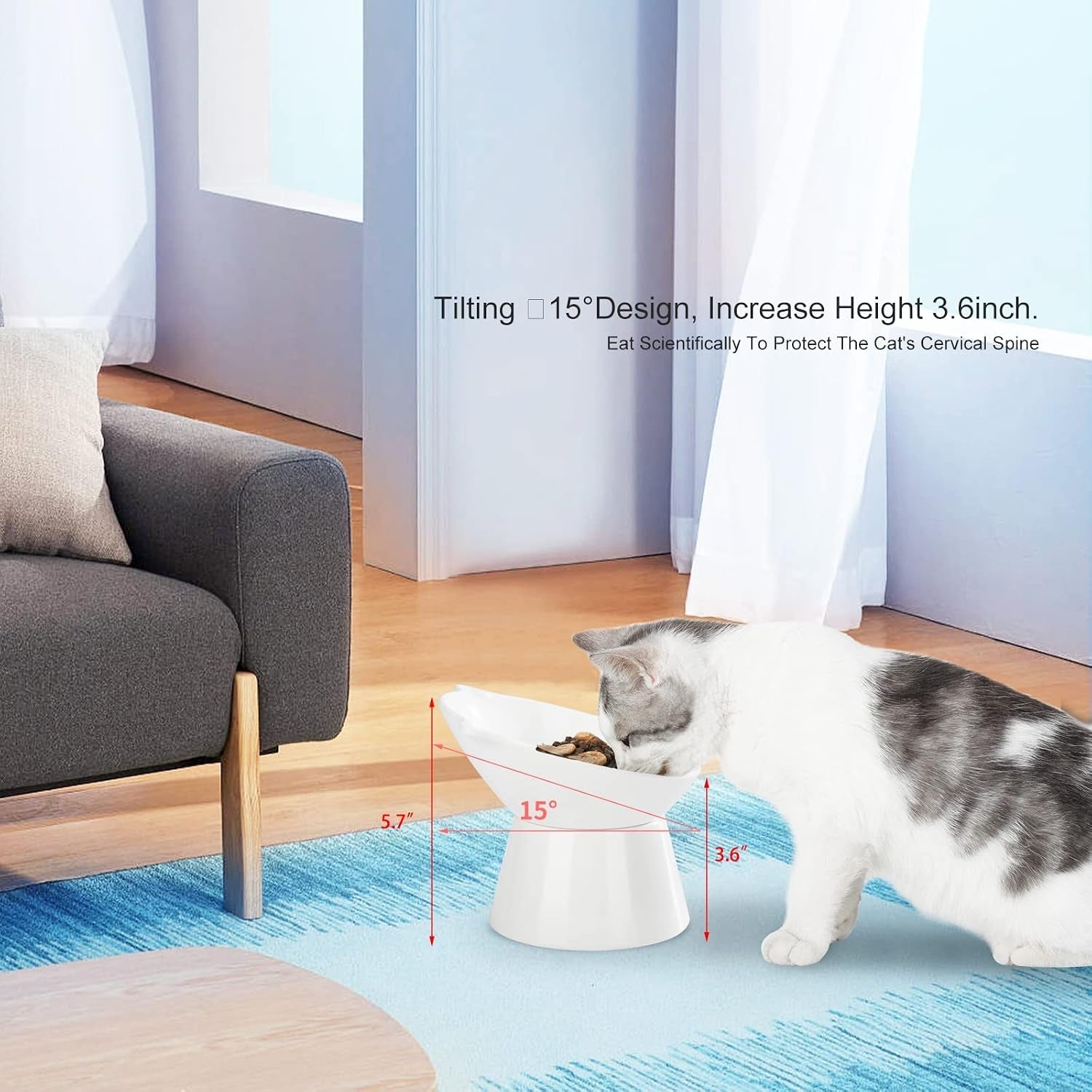 detachable-elevated-cat-bowls-15-tilted-raised-cat-food-bowl-anti-vomiting-whisker-friendly-adjustable-pet-cat-dishes-for-protecting-spine-adult-kitten-white